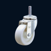 B3SWT-W Threaded Stem Polypropylene Swivel Caster