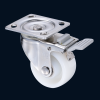 A425BF-NLP-#304 Stainless Steel Nylon Brake Caster